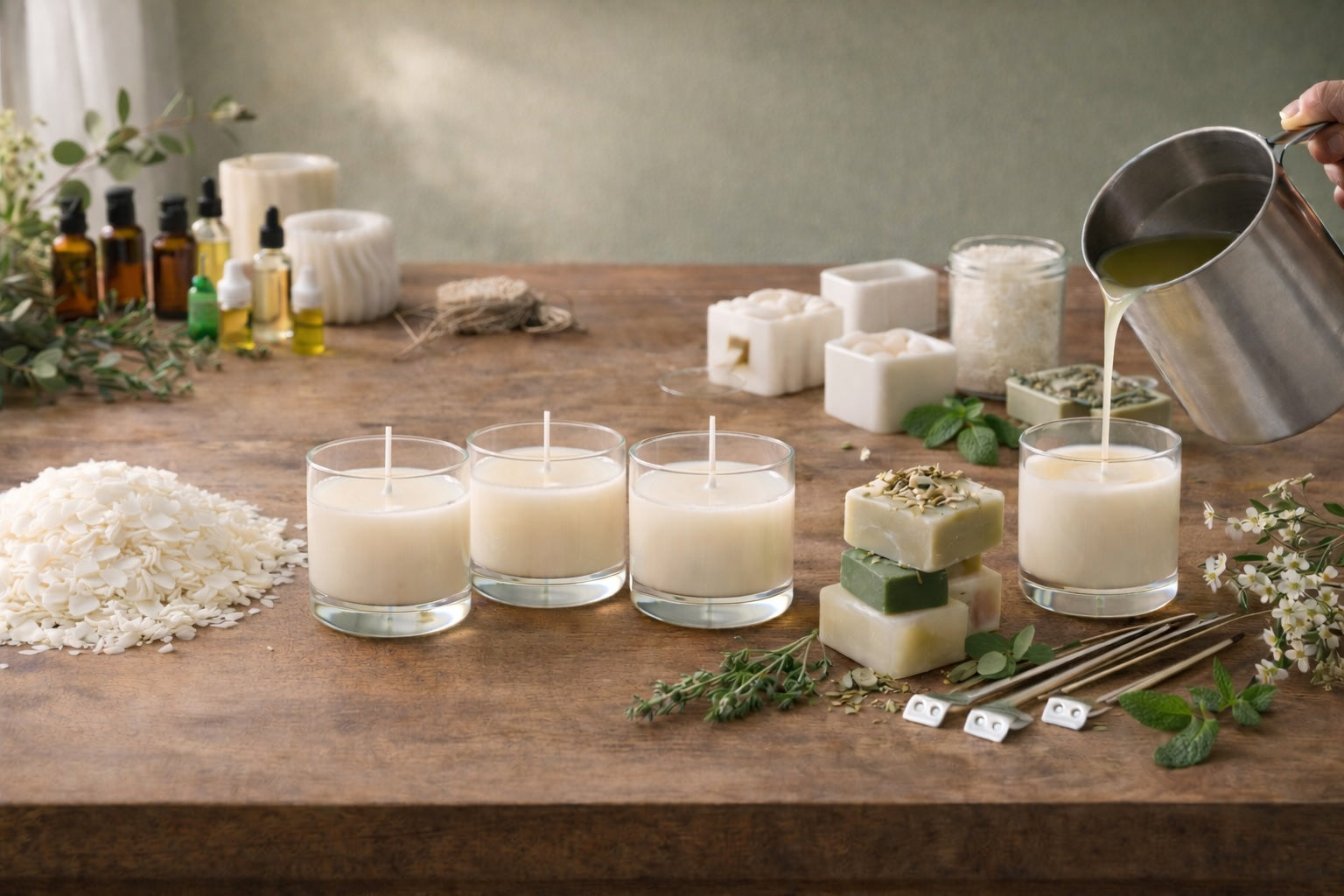 Raw Materials for Candles, Soap, Air Fresheners, and Plaster