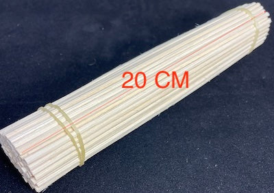 Bastoncini per diffusori colore naturale, 100 pz , lunghezza 20 cm , spessore 3 mm