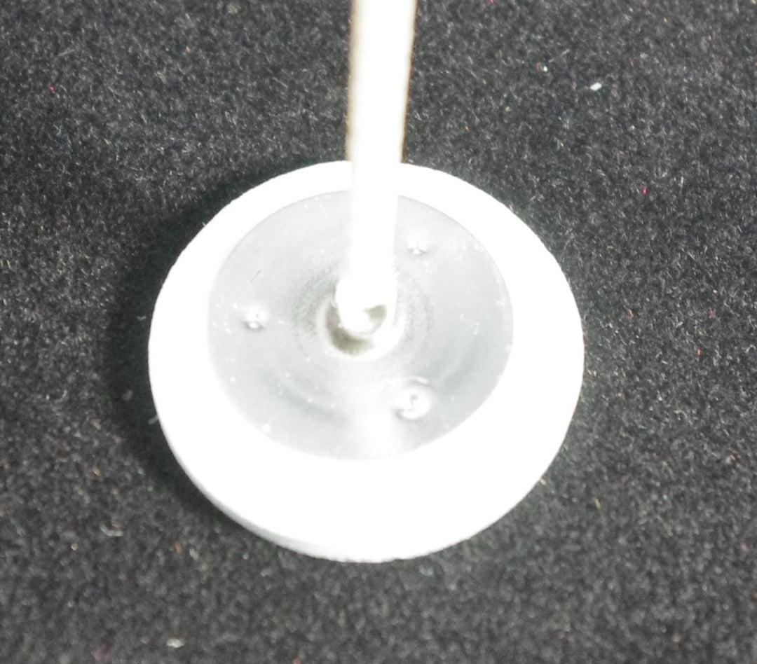 Biadesivi BIANCO per stoppino, 20 mm, 140 pezzi