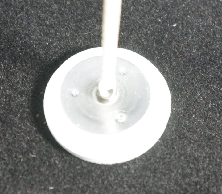 Biadesivi BIANCO per stoppino, 20 mm, 140 pezzi