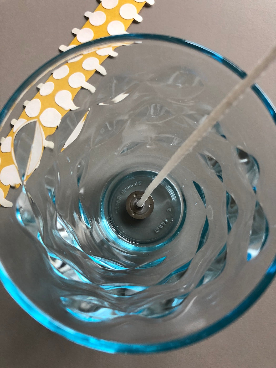 Biadesivi trasparente  per stoppino, diametro 15 mm, 200 pezzi