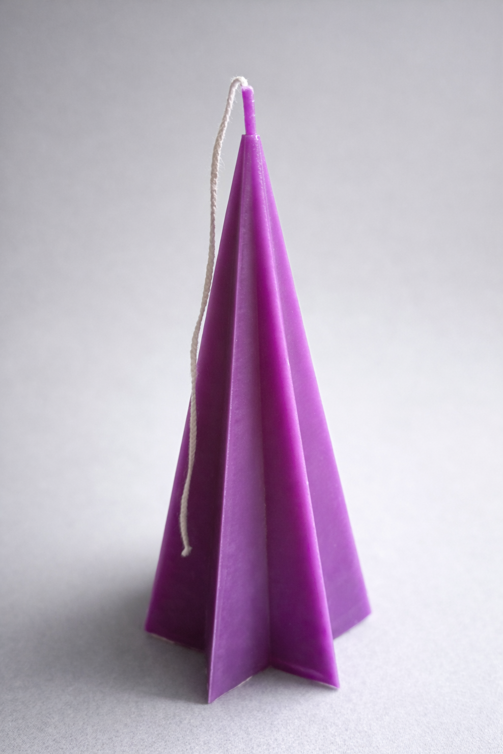 Stampo candele piramide a 6 punte, base 100 h 200 mm, in policarbonato