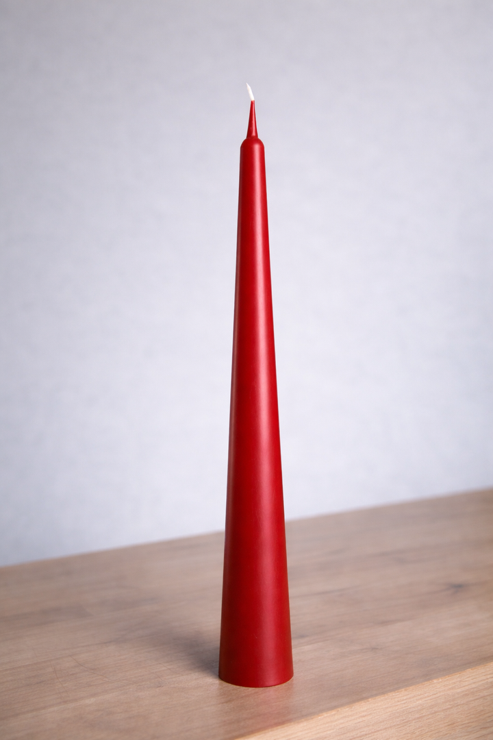Stampo candele candelabro conico, b. 30 mm h 350 mm (policarbonato)