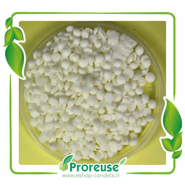 Cera di colza PILLAR CZ52 (solo da olio vegetale di colza) per candele negli stampi (PERLE)