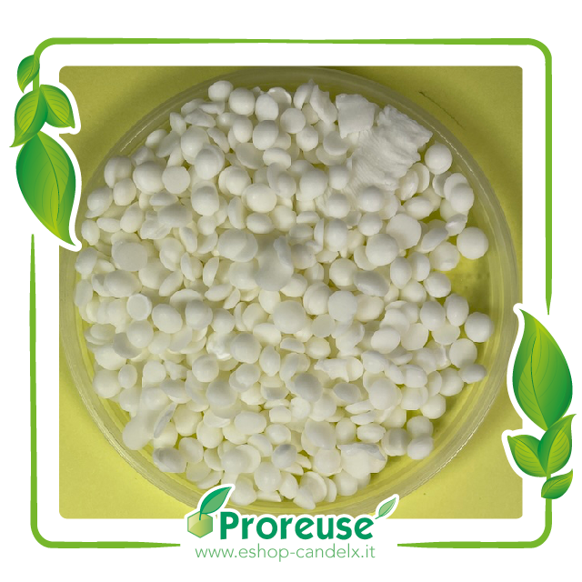 Cera di colza PILLAR CZ52 (solo da olio vegetale di colza) per candele negli stampi (PERLE)