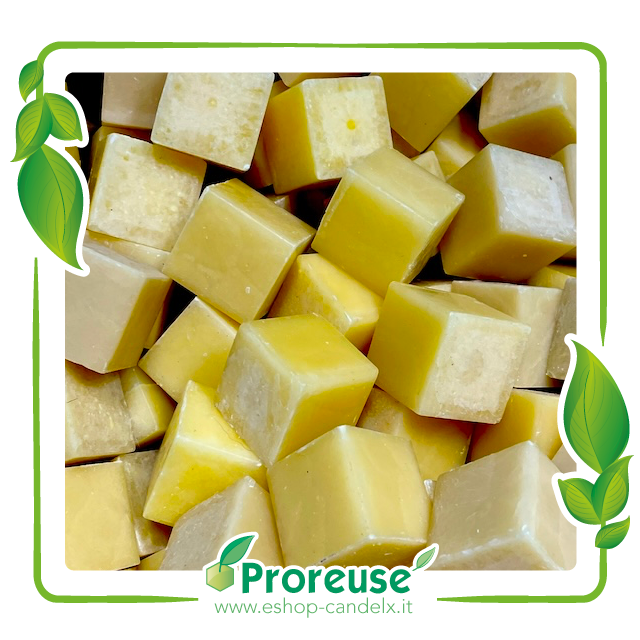 Cera di palma colorata gialla