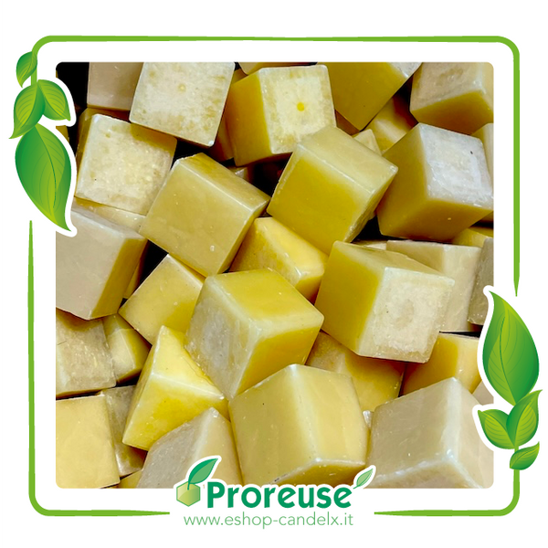 Cera di palma colorata gialla