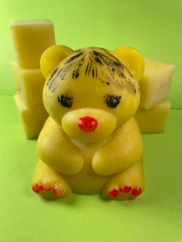 Cera di palma colorata gialla