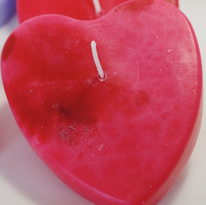 Cera di palma colorata rossa