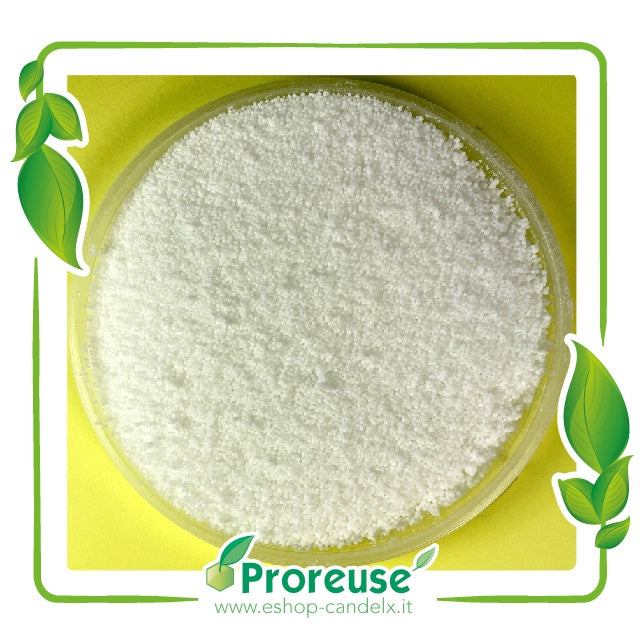 Cera di palma (= stearina vegetale) con effetto cristallizzazione