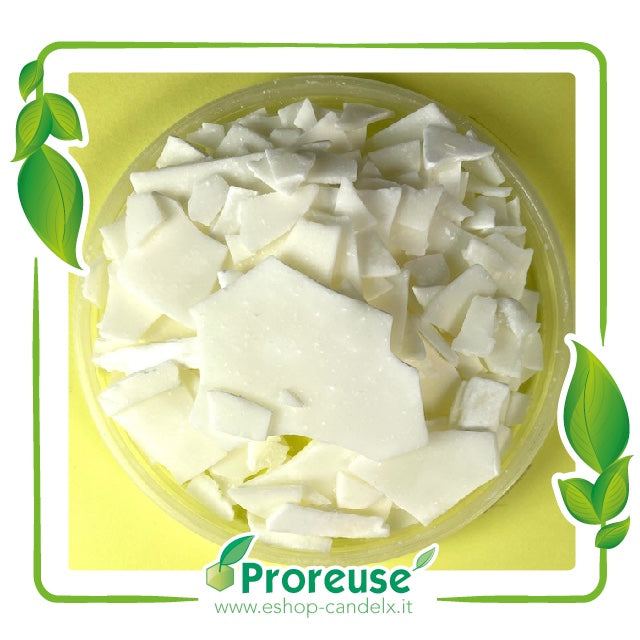 Cera di soia CARGILL NATUREWAX C3  in scaglie,  per candele nei contenitori