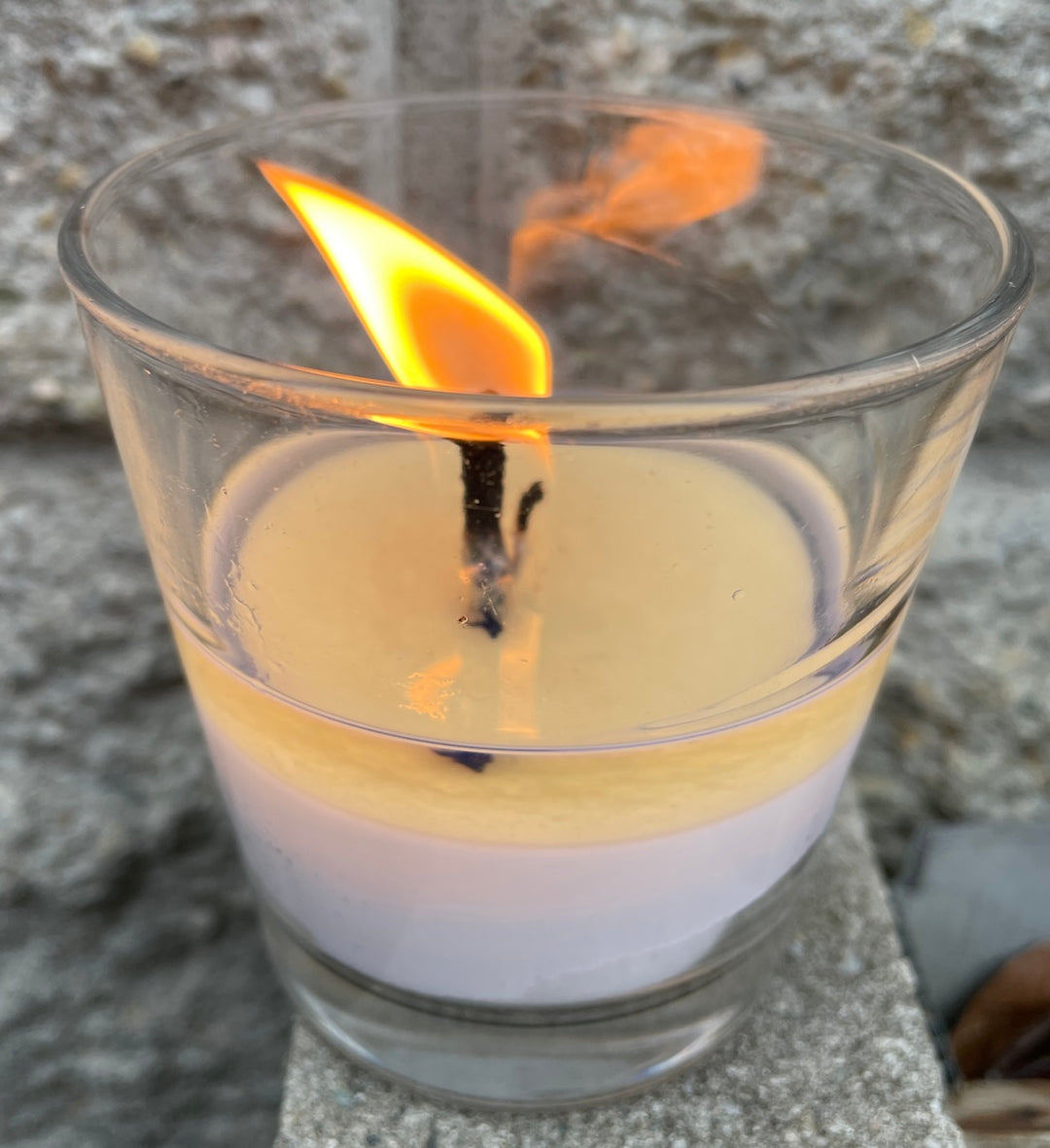 Cera vegetale : cera di soia e palma per candele da esterno, 2,1 kg