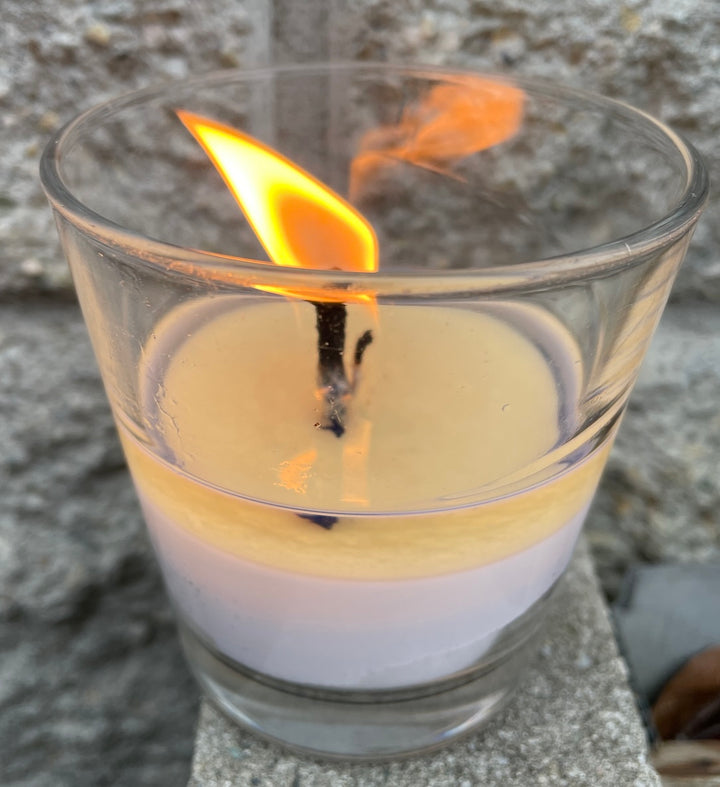 Cera vegetale : cera di soia e palma per candele da esterno, 2,1 kg