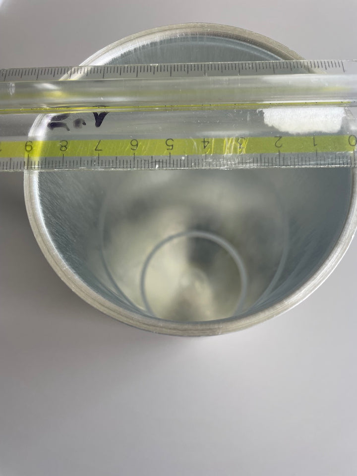 Cilindro in metallo per cera