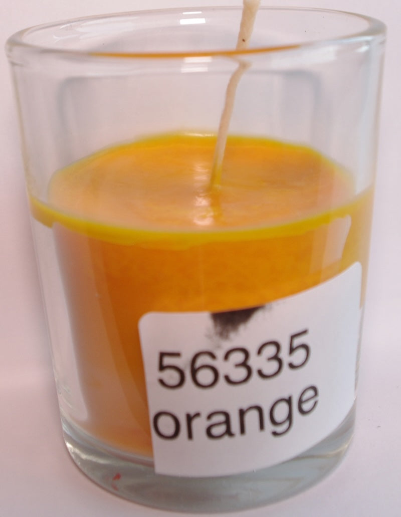Colore Arancio, liquido, 100 % vegetale, per cera e diffusore