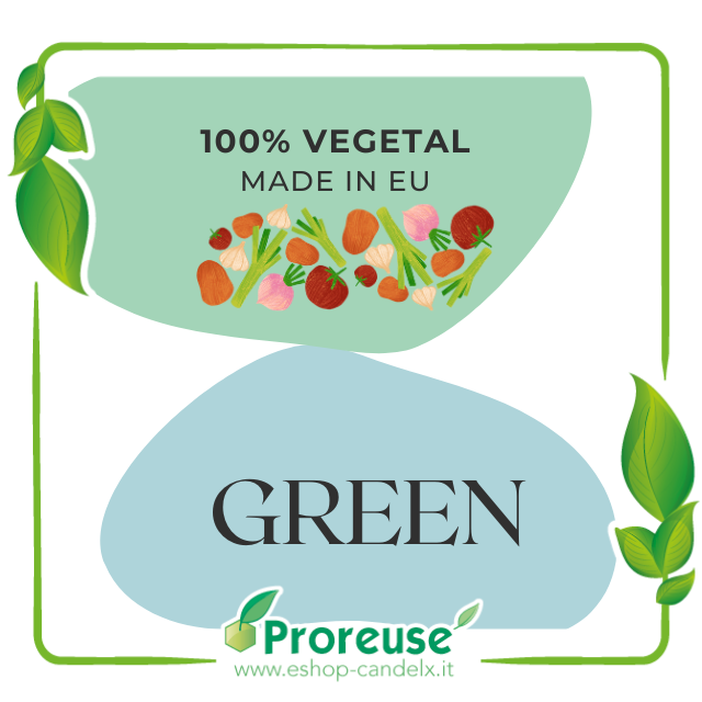 Colore Verde, liquido, 100 % vegetale, per cera o per diffusori d&