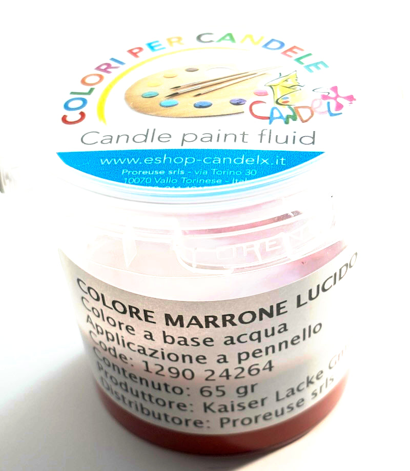 Colore acrilico marrone, a pennello, per cera o per gesso (1290 24264)
