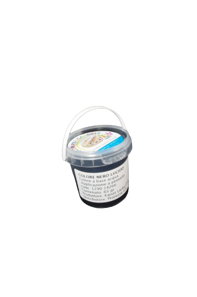 Colore acrilico nero, a pennello per cera o per gesso  (1290 24266)