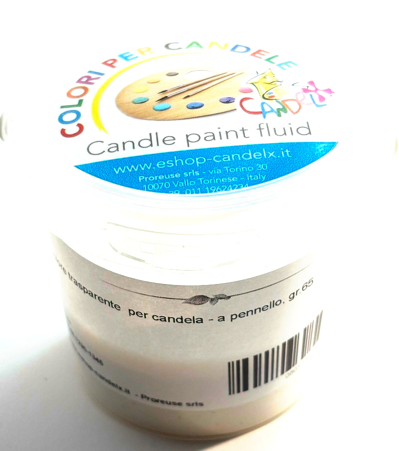 Colore acrilico trasparente , a pennello, per cera o per gesso