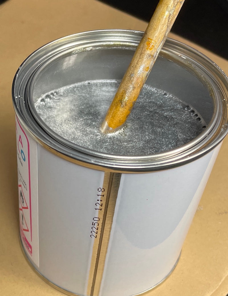 Colore argento, a pennello, per cera o per gesso