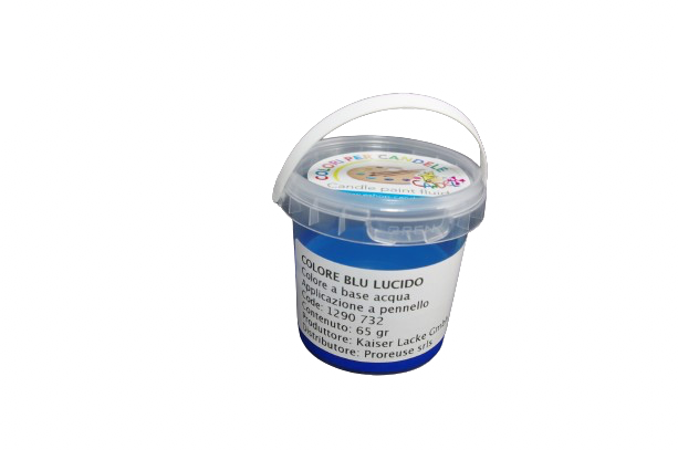 Colore blu acrilico a pennello, per cera o per gesso (1290-24265)