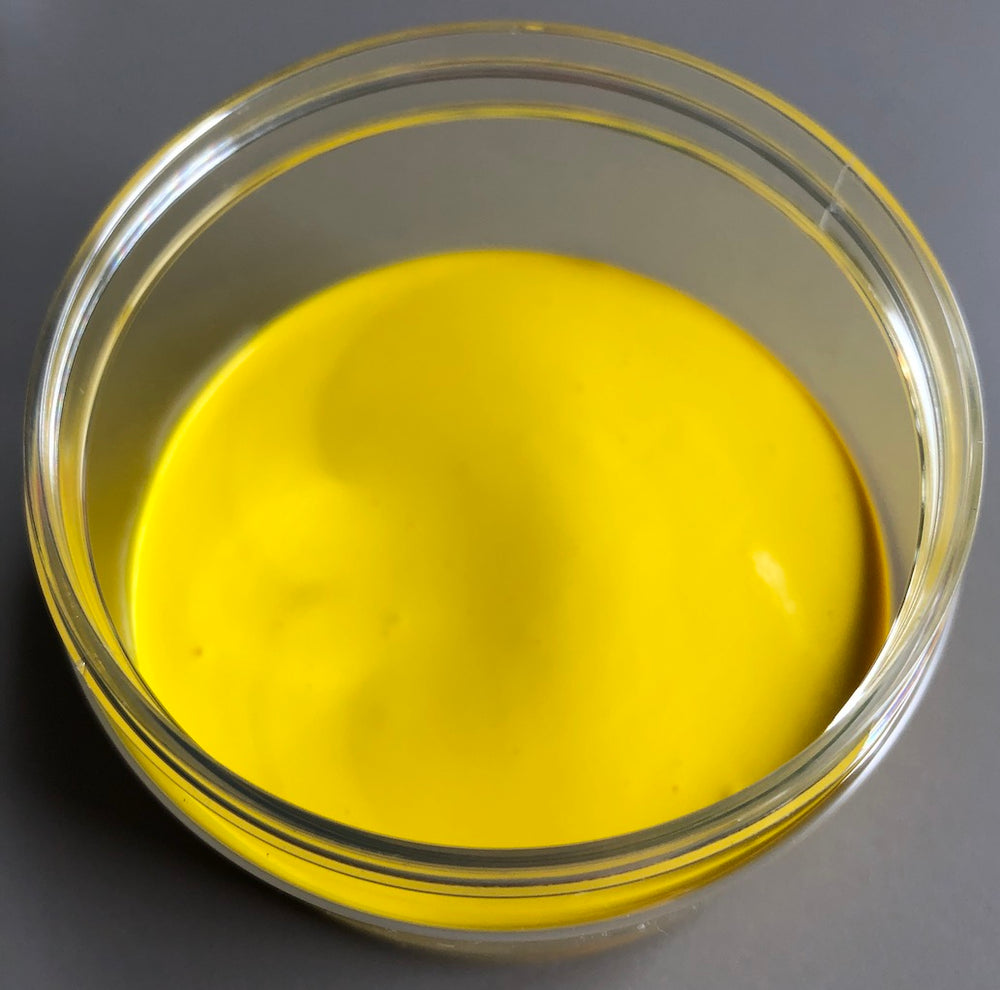 Colore giallo acrilico,  a pennello per cera o per gesso (1290 24261)