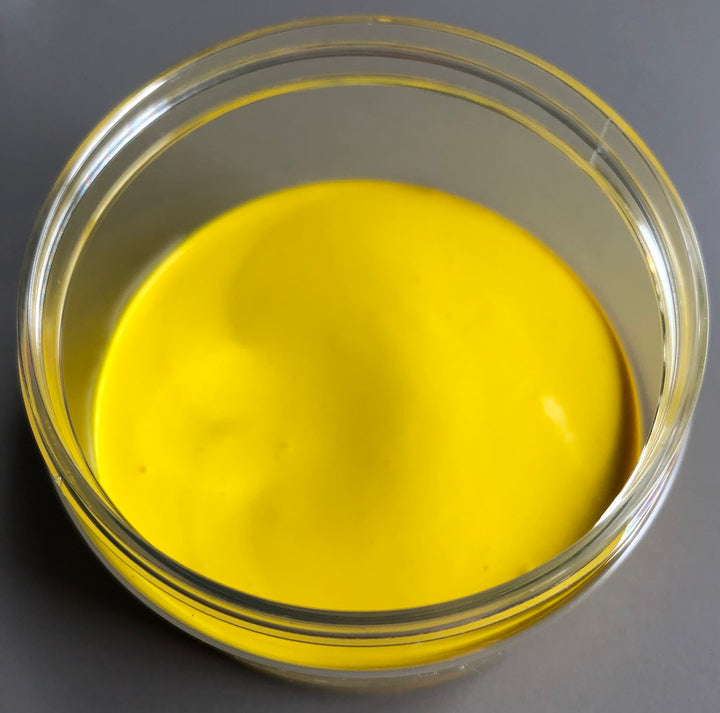 Colore giallo acrilico,  a pennello per cera o per gesso (1290 24261)