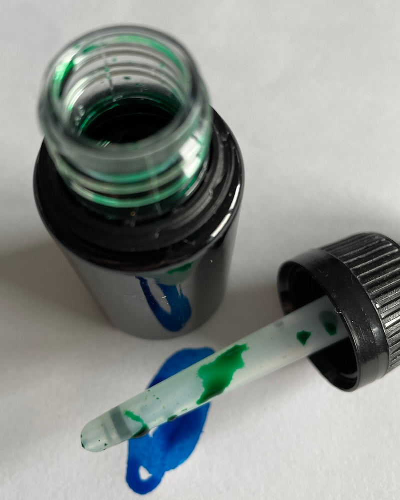 Colore liquido blu per sapone a base di glicerina vegetale