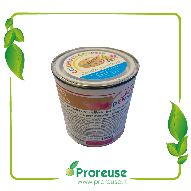 Colore oro,  a pennello, per cera o per gesso