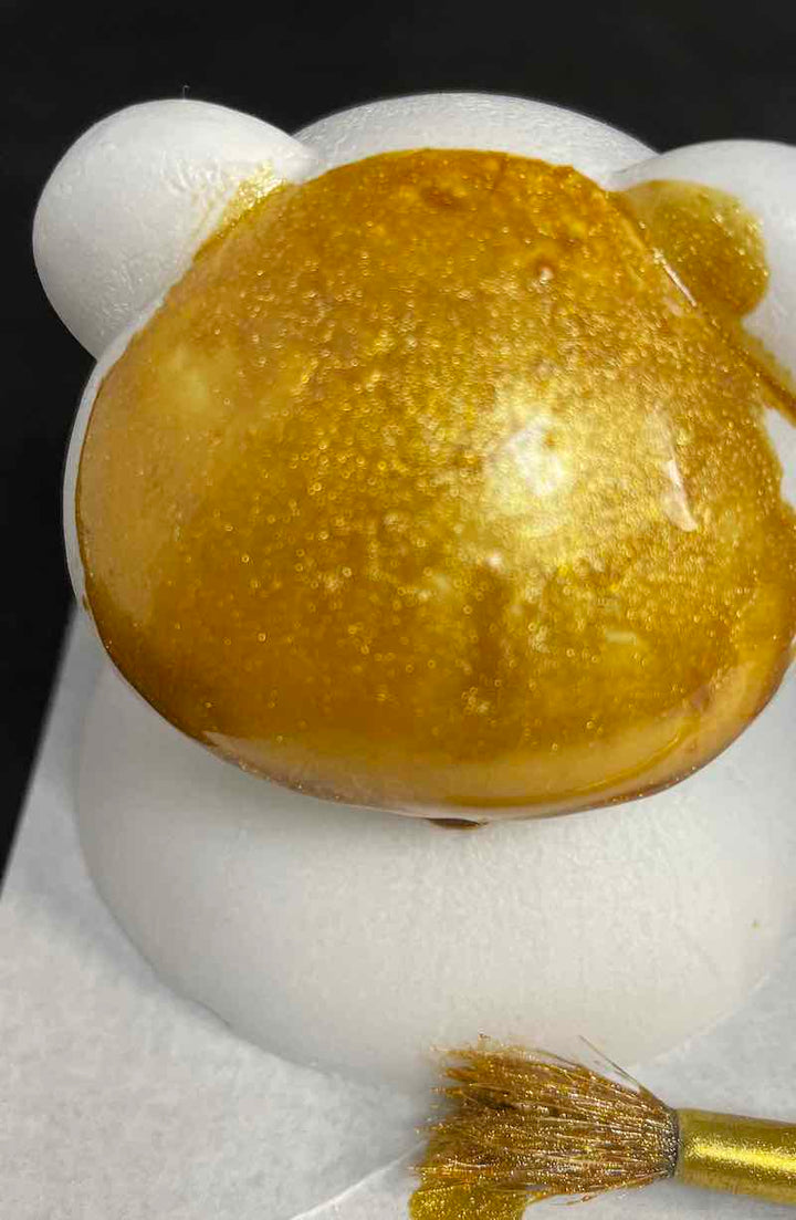 Colore oro,  a pennello, per cera o per gesso