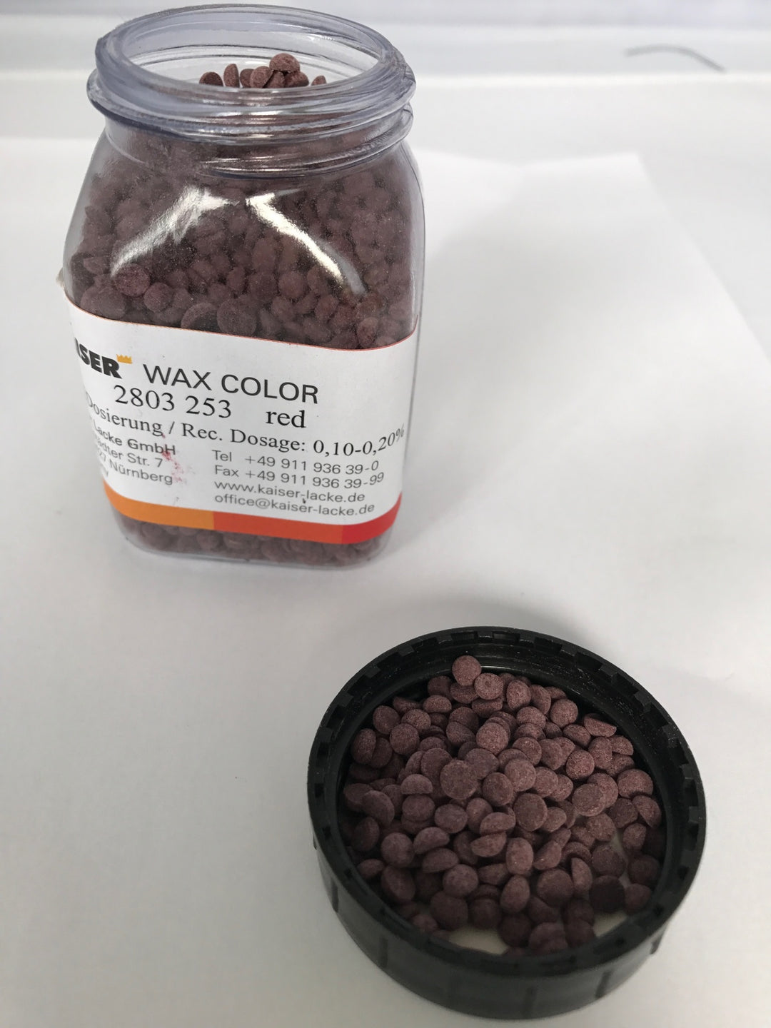 Colori per cera - ROSSO