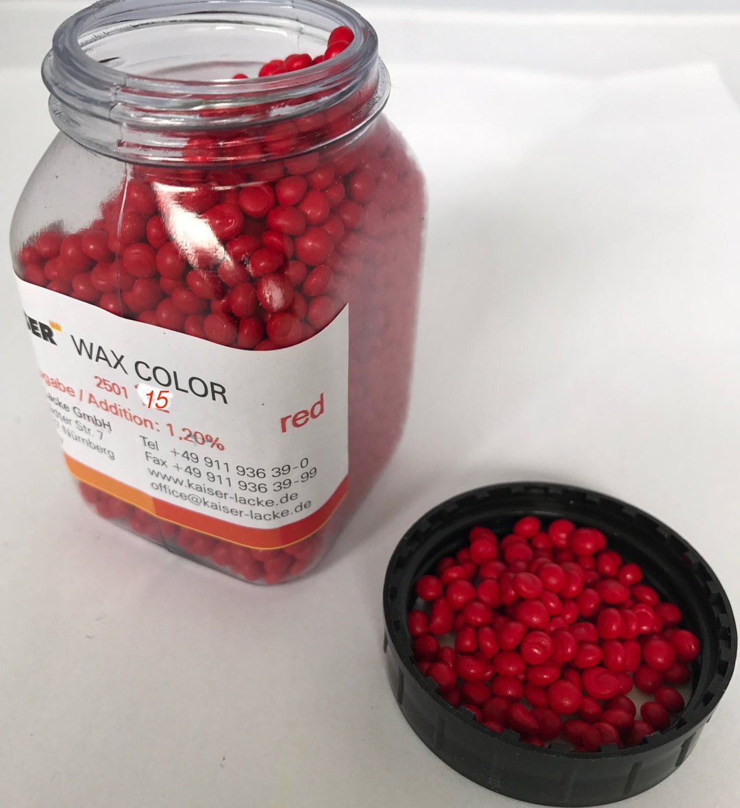 Colori per cera - ROSSO