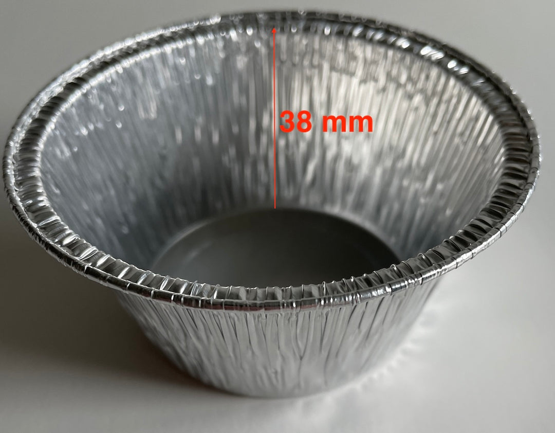 Contenitore di alluminio per candele - piccole fiaccole, 50 pz