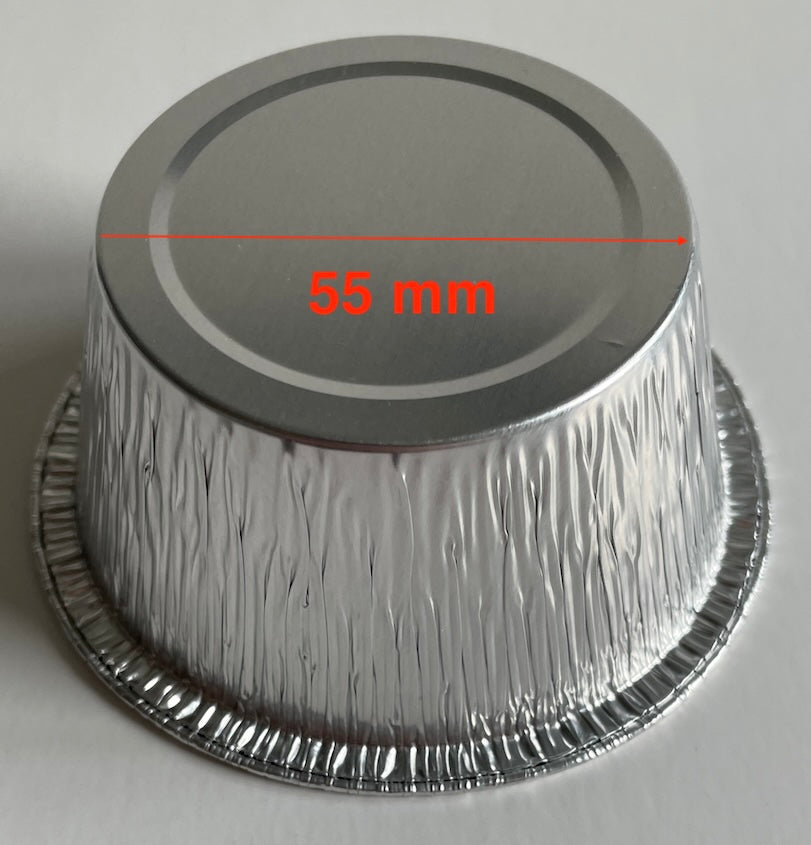 Contenitore di alluminio per candele - piccole fiaccole, 50 pz