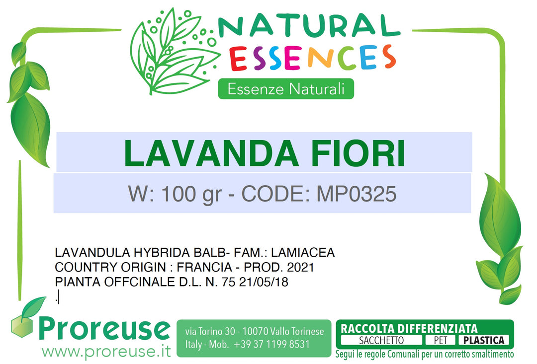 Fiori di lavanda - 100 gr