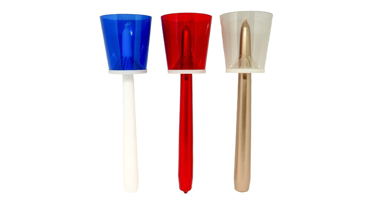 Flambeaux per processione - colore blu - Confezione da 36 pezzi