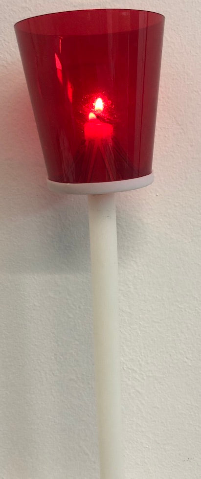 Flambeaux per processione - colore blu - Confezione da 36 pezzi