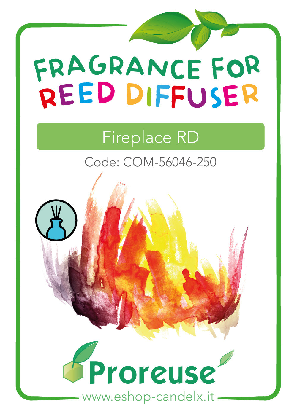 Fragranza per diffusori: Fireplace RD