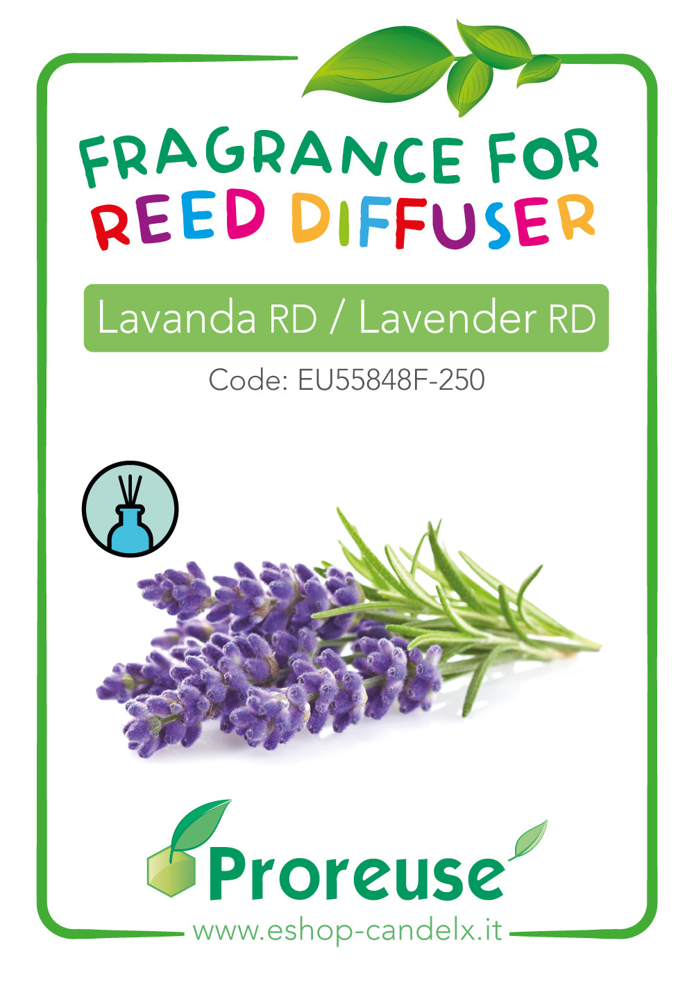 Fragranza per diffusori: Lavanda RD