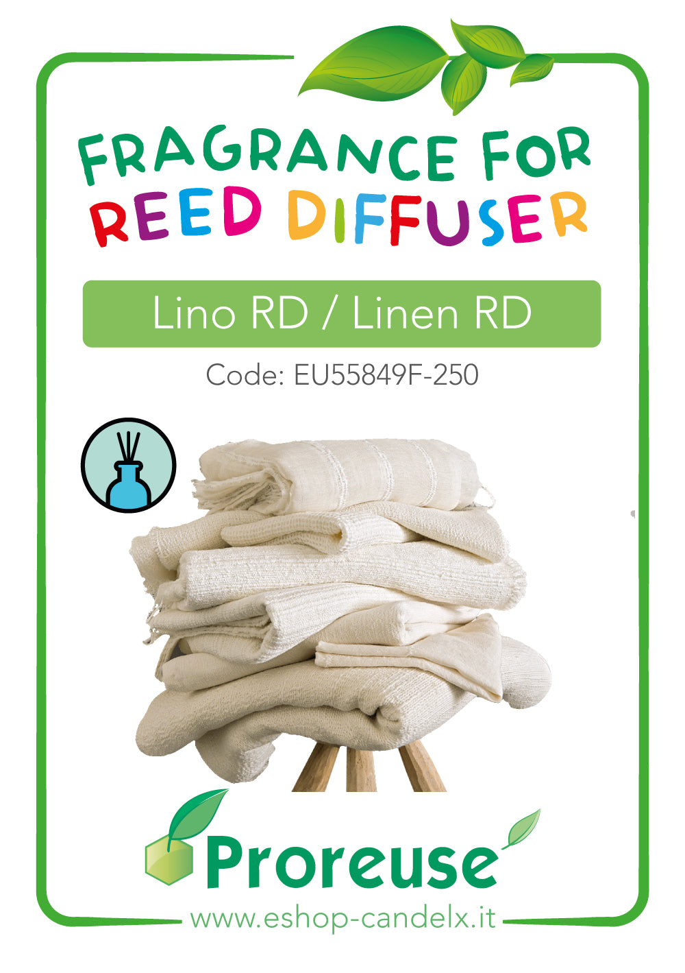 Fragranza per diffusori: Lino RD
