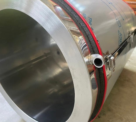 Fusore per cera a doppia parete , capacità 25 lt