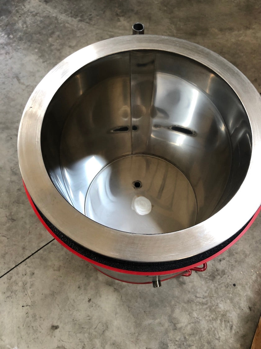 Fusore per cera a doppia parete , capacità 25 lt