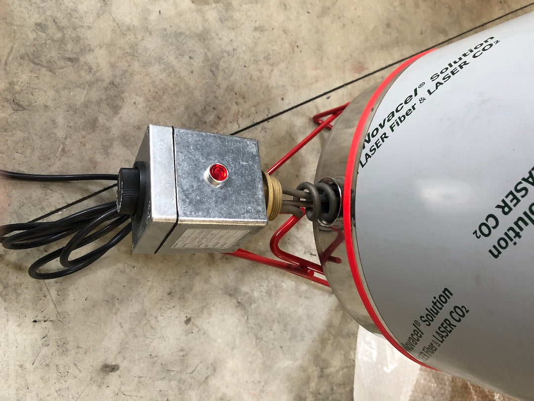 Fusore per cera a doppia parete , capacità 25 lt