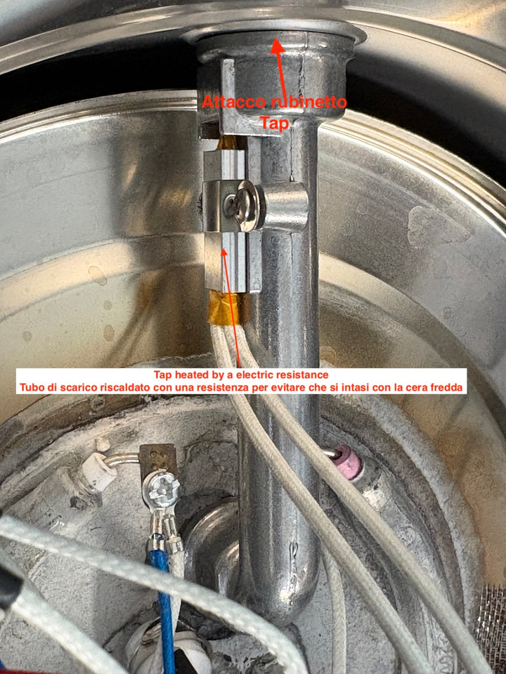 Fusore per cera di soia, cere vegetali e paraffina, 15 lt