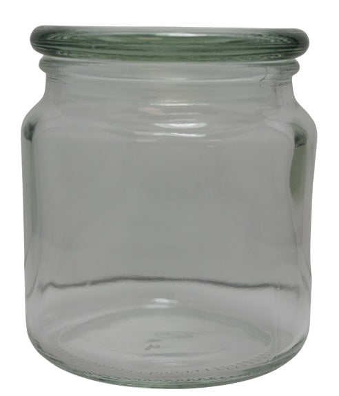 Giara in vetro con tappo, h 110 mm