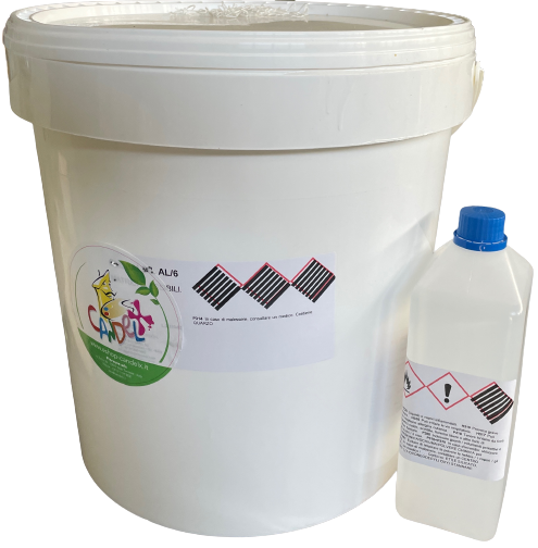 Gomma siliconica (silicone liquido) per riproduzione stampi per candele ,  AL/6 , 20 kg