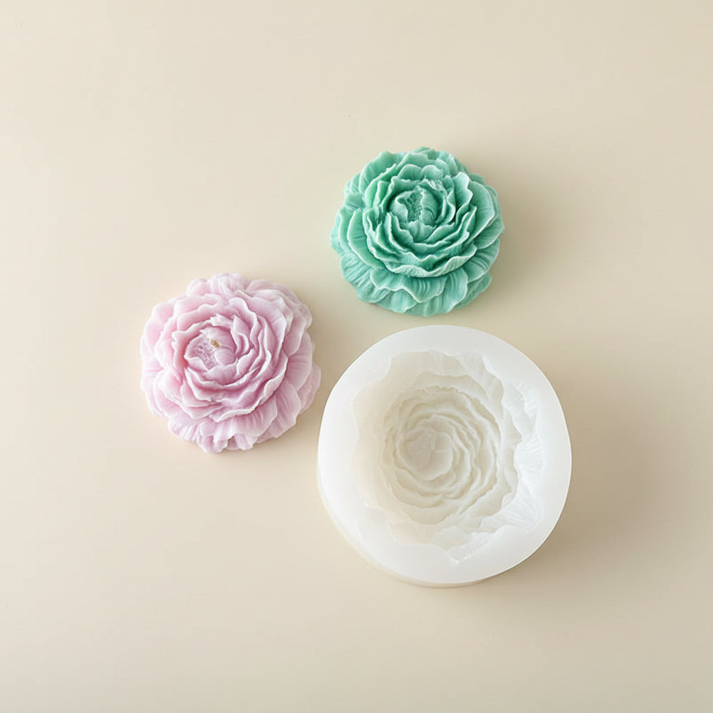 Stampo in Silicone Peonia Grande