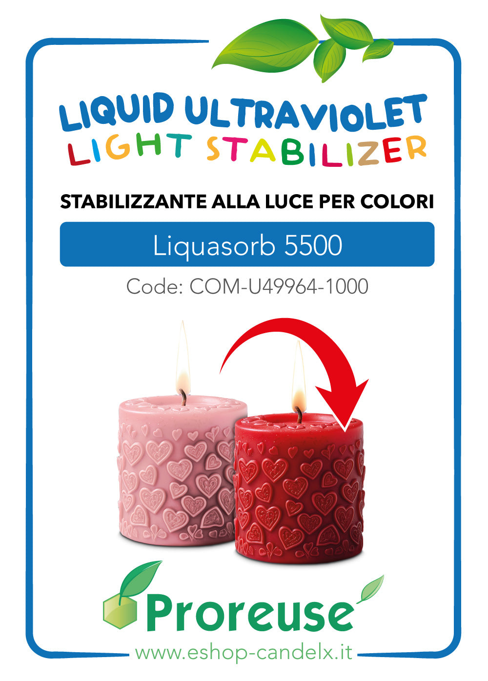 Liquassorb 5500 stabilizzante alla luce per colori