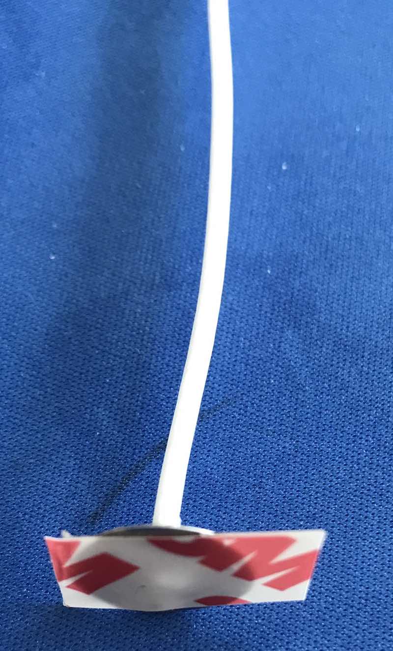 Nastro biadesivo 3M trasparente per fissaggio stoppini , altezza 12 mm, lunghezza rotolo 50 metri