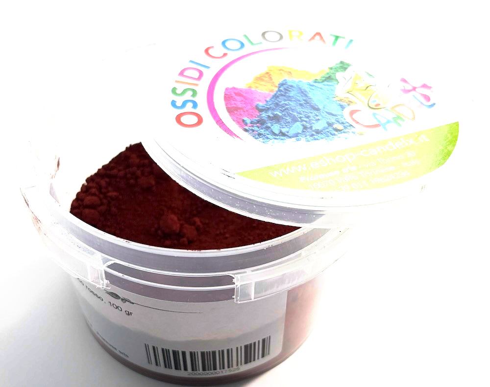 Ossido colorato ferro rosso